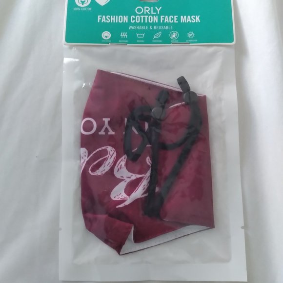 Fashion Cotton Face Mask "Believe In Yourself" - Picture 1 of 1